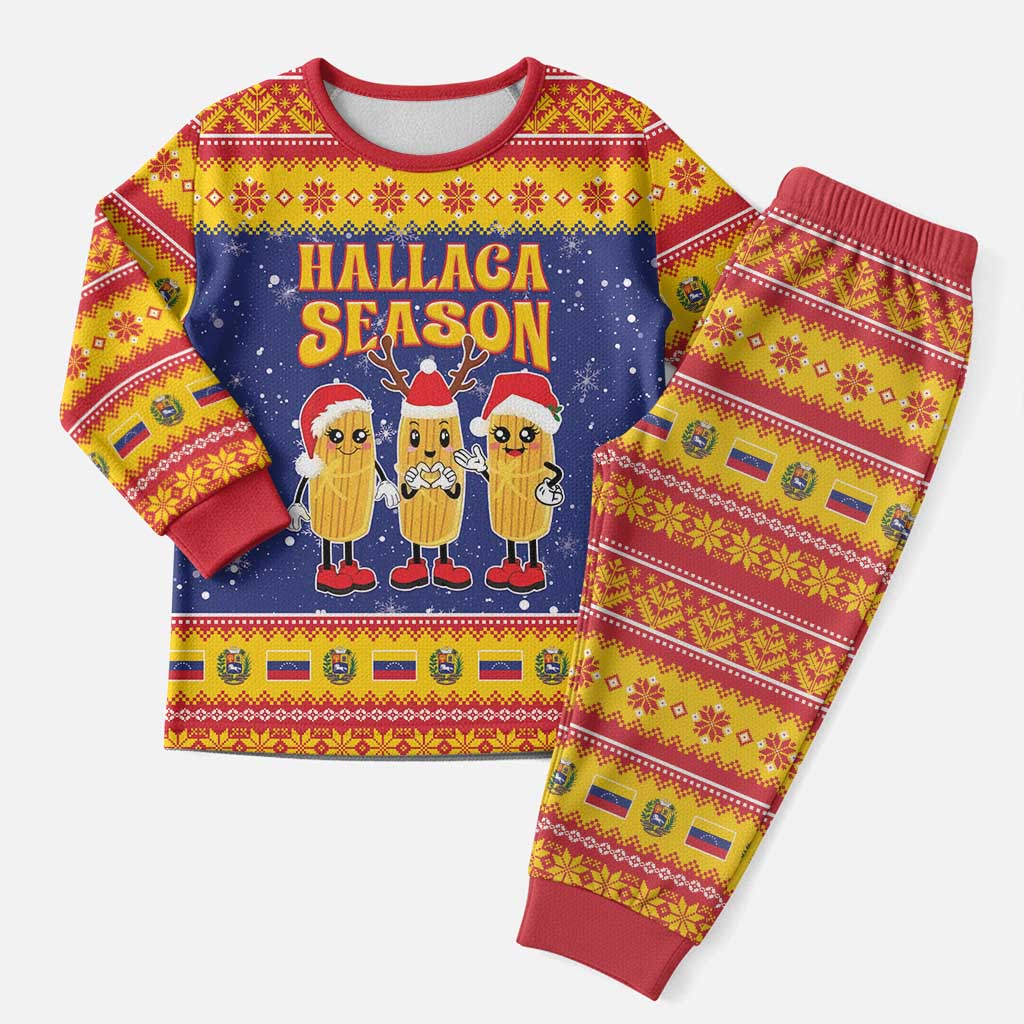 Venezuela Christmas Pajama Set Hallaca Season - Wonder Print Shop