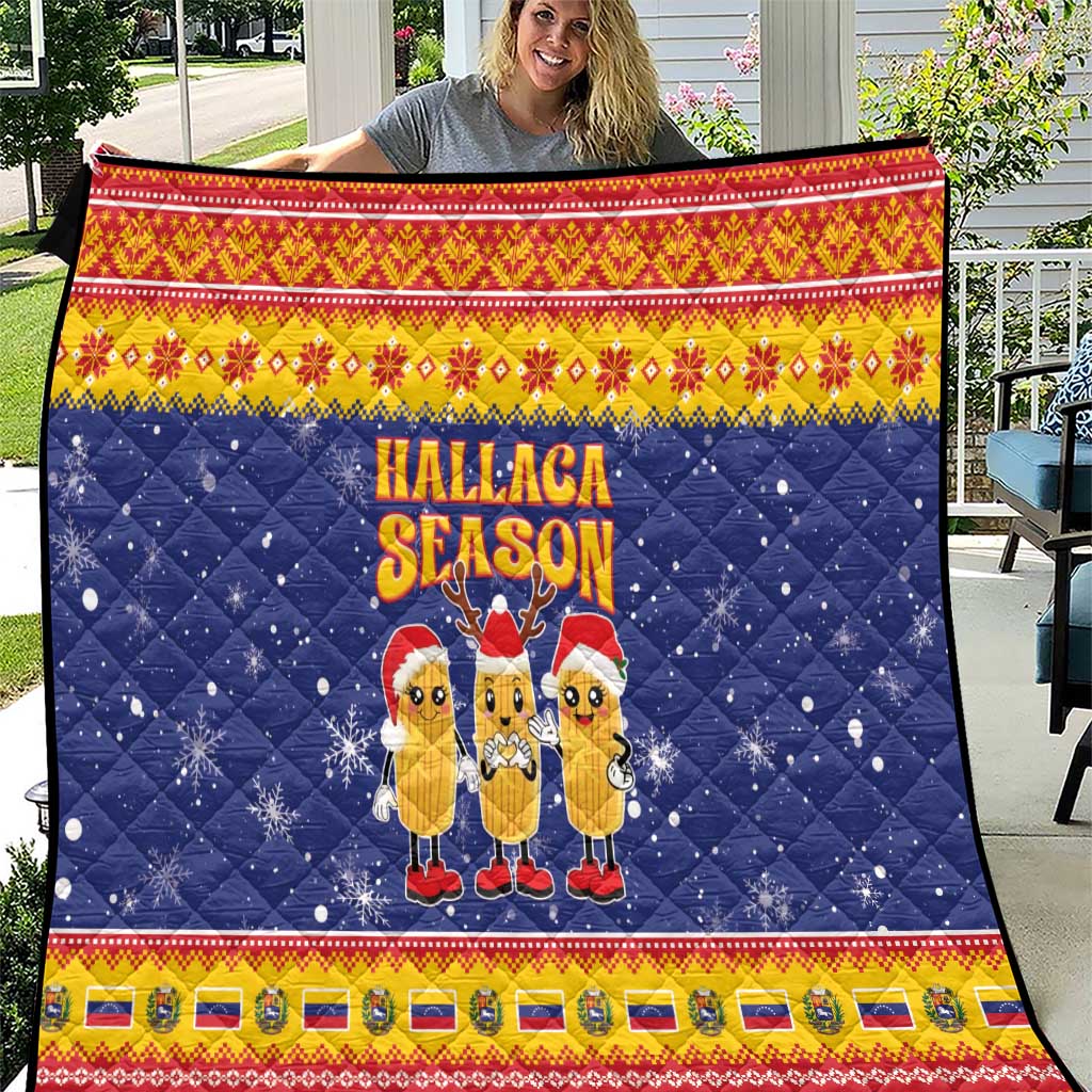 Venezuela Christmas Quilt Hallaca Season - Wonder Print Shop