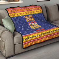 Venezuela Christmas Quilt Hallaca Season - Wonder Print Shop