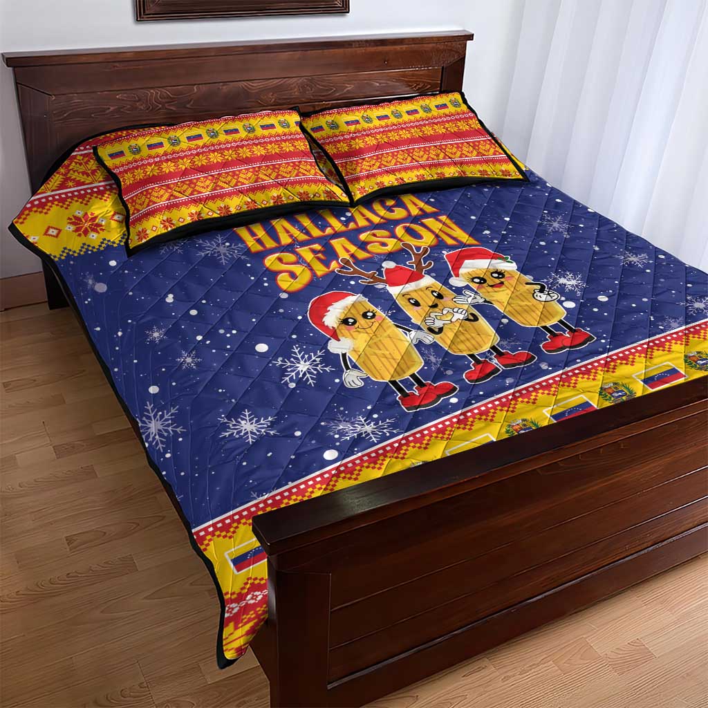 Venezuela Christmas Quilt Bed Set Hallaca Season - Wonder Print Shop