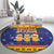 Venezuela Christmas Round Carpet Hallaca Season - Wonder Print Shop