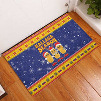 Venezuela Christmas Rubber Doormat Hallaca Season - Wonder Print Shop