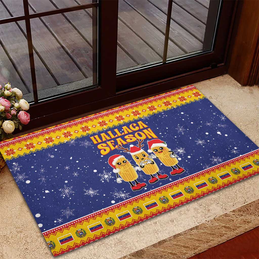 Venezuela Christmas Rubber Doormat Hallaca Season - Wonder Print Shop