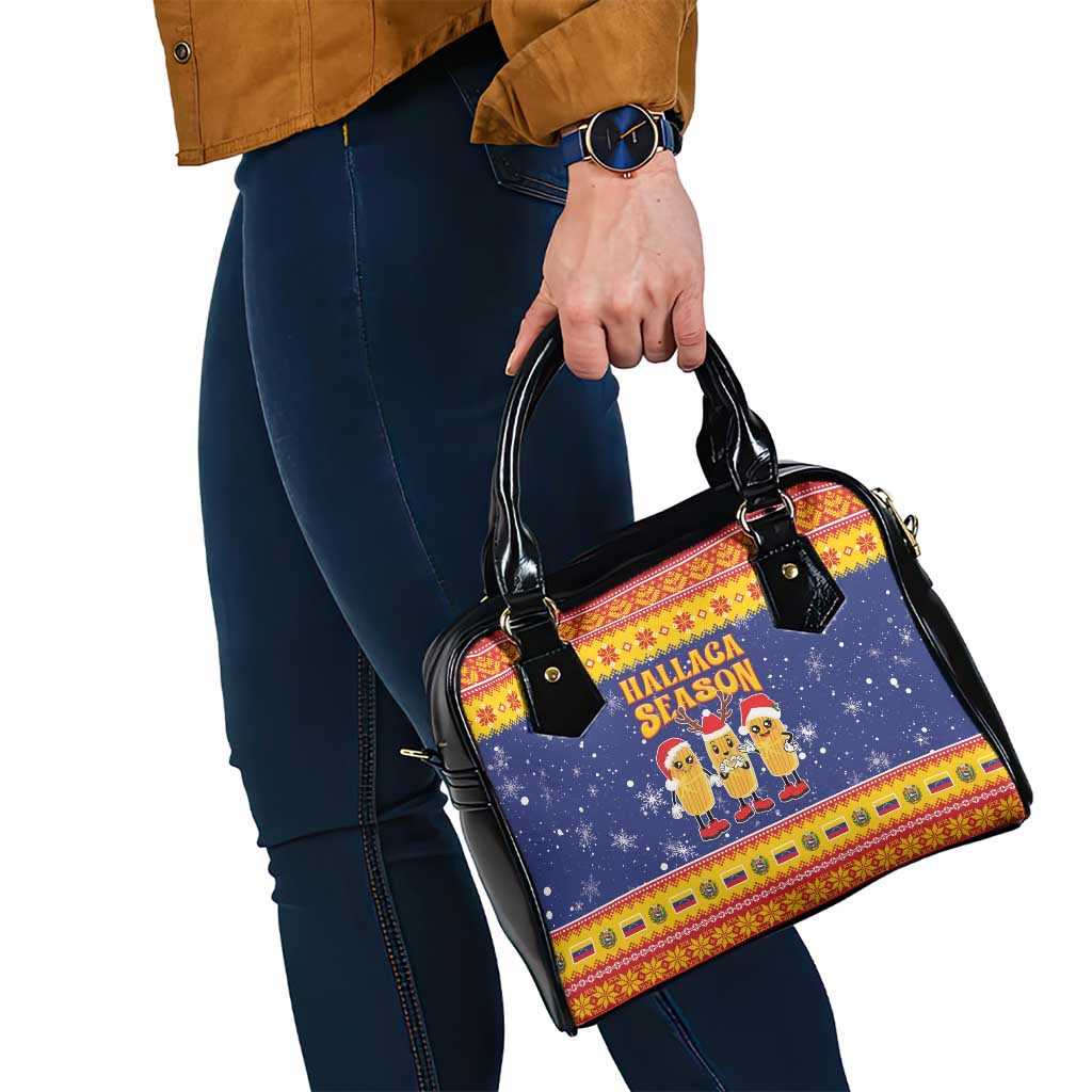 Venezuela Christmas Shoulder Handbag Hallaca Season - Wonder Print Shop
