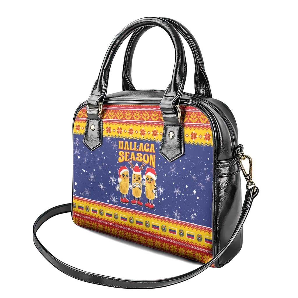 Venezuela Christmas Shoulder Handbag Hallaca Season - Wonder Print Shop