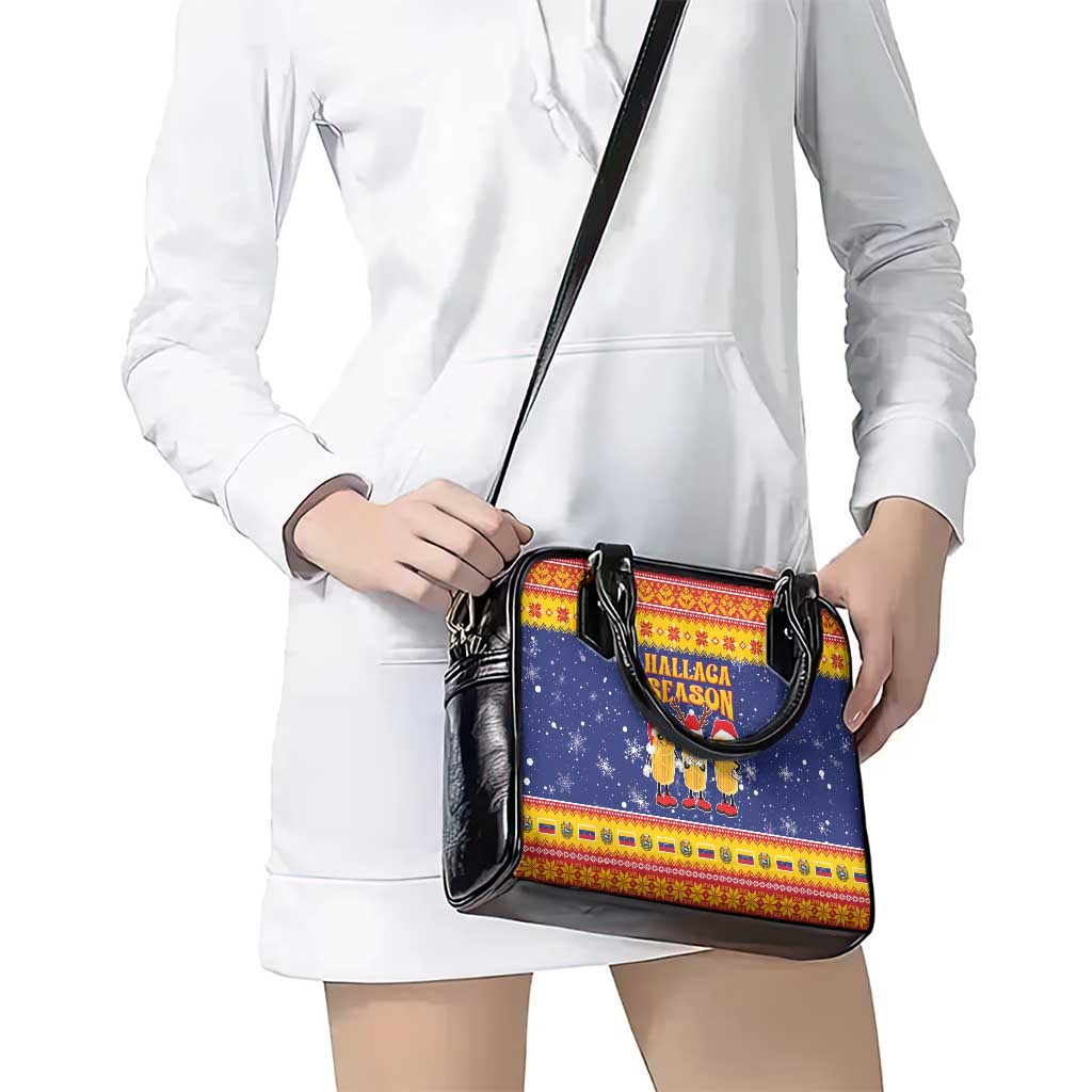 Venezuela Christmas Shoulder Handbag Hallaca Season - Wonder Print Shop