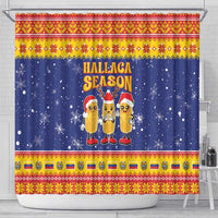 Venezuela Christmas Shower Curtain Hallaca Season - Wonder Print Shop