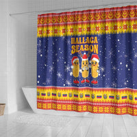 Venezuela Christmas Shower Curtain Hallaca Season - Wonder Print Shop