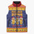 Venezuela Christmas Sleeveless Puffer Jacket Hallaca Season - Wonder Print Shop