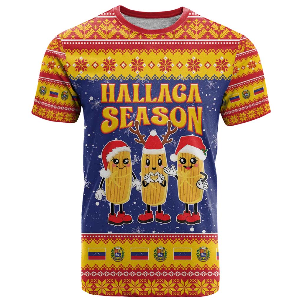 Venezuela Christmas T Shirt Hallaca Season - Wonder Print Shop