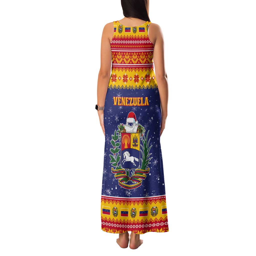 Venezuela Christmas Tank Maxi Dress Hallaca Season - Wonder Print Shop