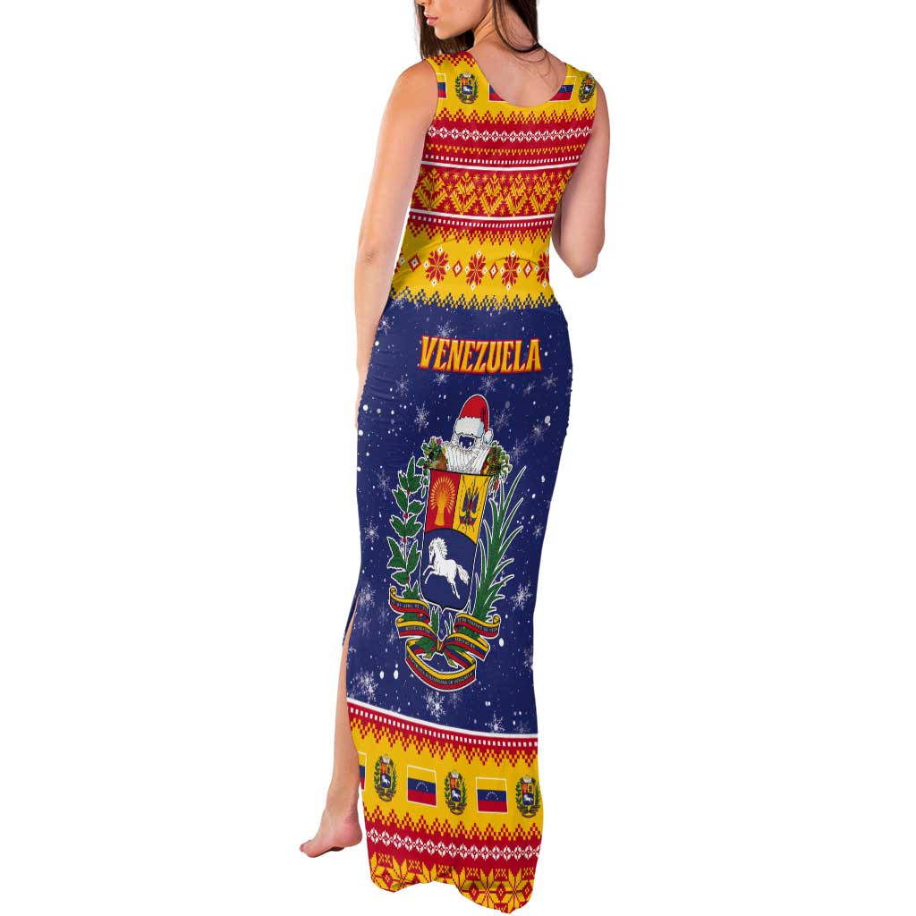 Venezuela Christmas Tank Maxi Dress Hallaca Season - Wonder Print Shop