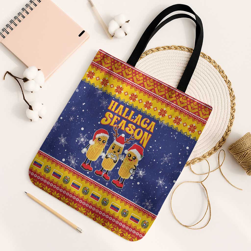 Venezuela Christmas Tote Bag Hallaca Season - Wonder Print Shop