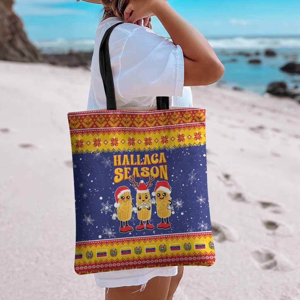 Venezuela Christmas Tote Bag Hallaca Season - Wonder Print Shop