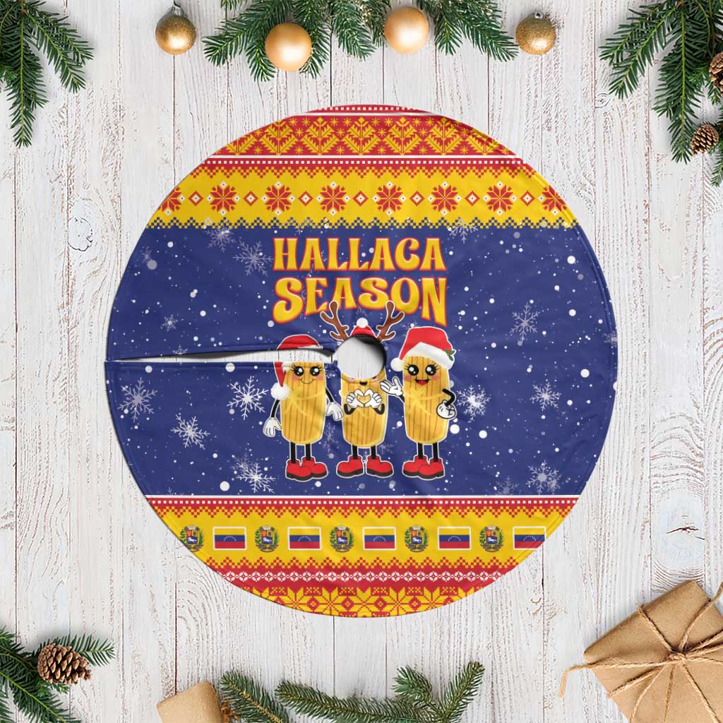 Venezuela Christmas Tree Skirt Hallaca Season - Wonder Print Shop
