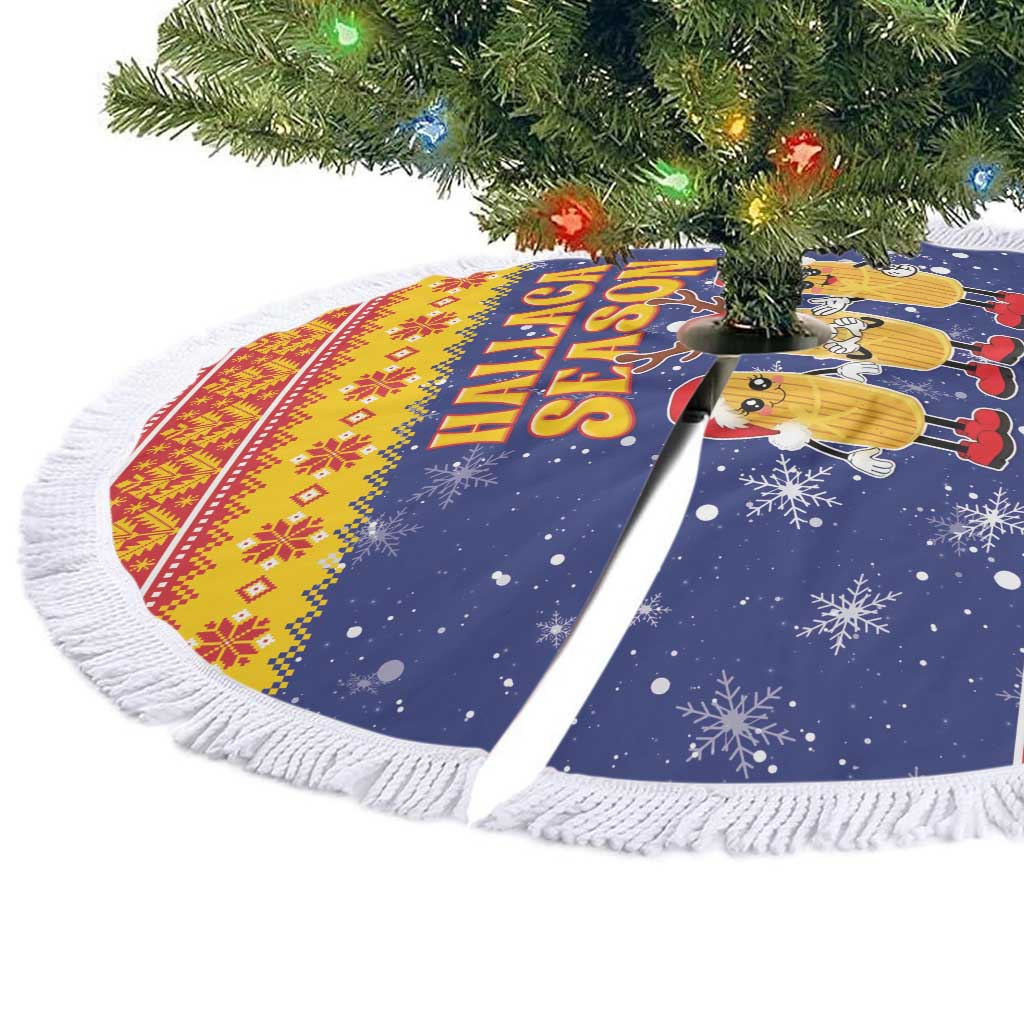 Venezuela Christmas Tree Skirt Hallaca Season - Wonder Print Shop