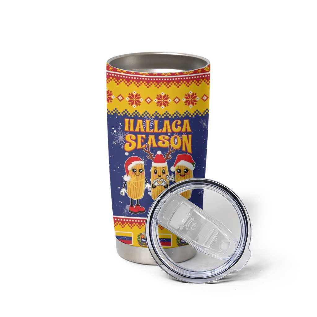 Venezuela Christmas Tumbler Cup Hallaca Season - Wonder Print Shop