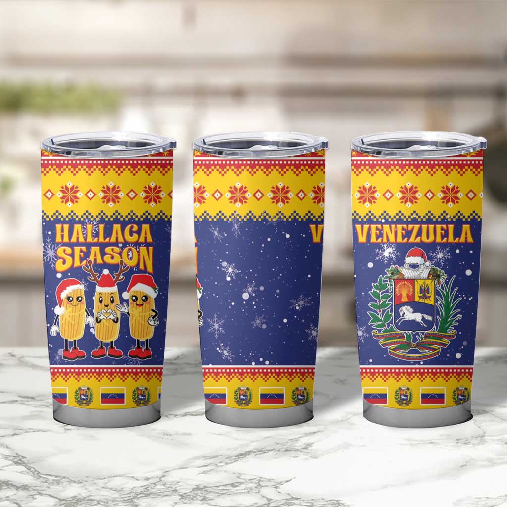 Venezuela Christmas Tumbler Cup Hallaca Season - Wonder Print Shop