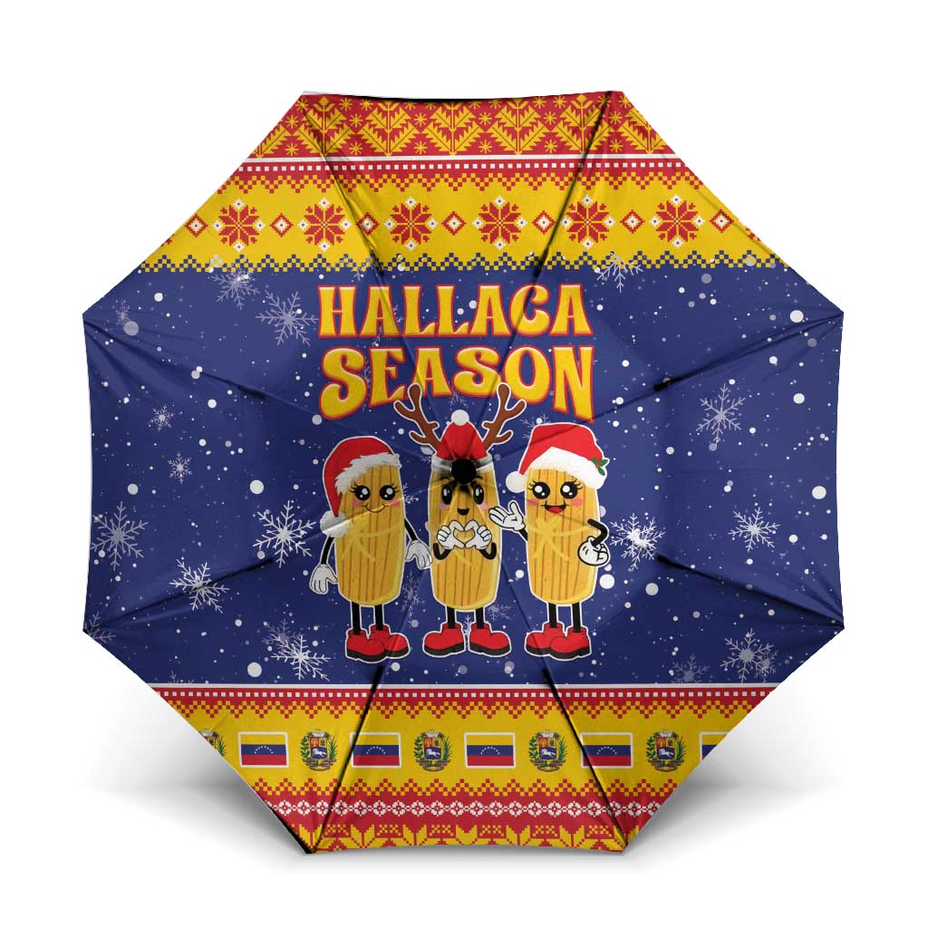 Venezuela Christmas Umbrella Hallaca Season - Wonder Print Shop