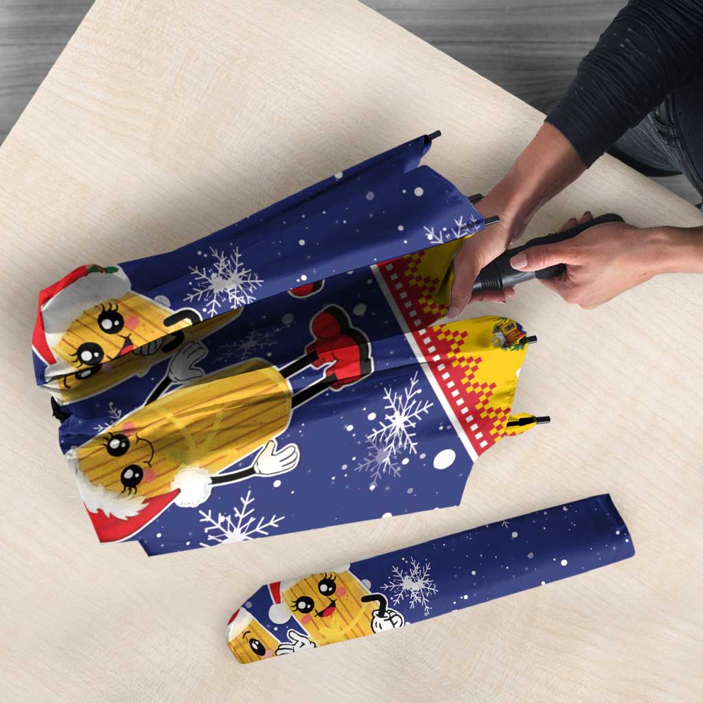 Venezuela Christmas Umbrella Hallaca Season - Wonder Print Shop