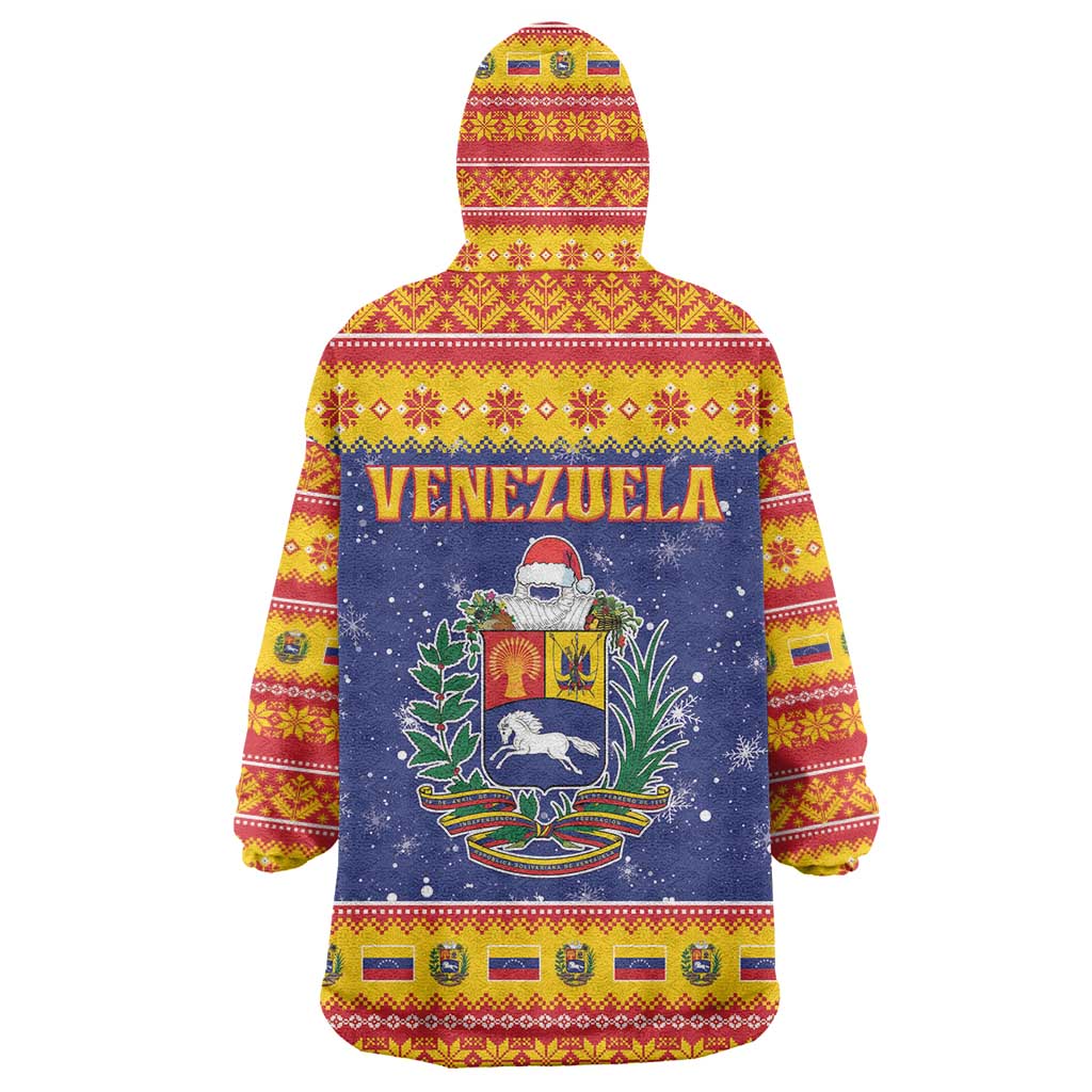 Venezuela Christmas Wearable Blanket Hoodie Hallaca Season - Wonder Print Shop
