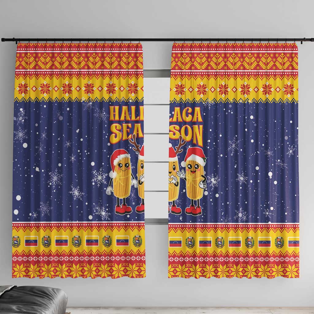 Venezuela Christmas Window Curtain Hallaca Season - Wonder Print Shop