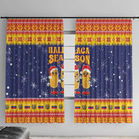 Venezuela Christmas Window Curtain Hallaca Season - Wonder Print Shop