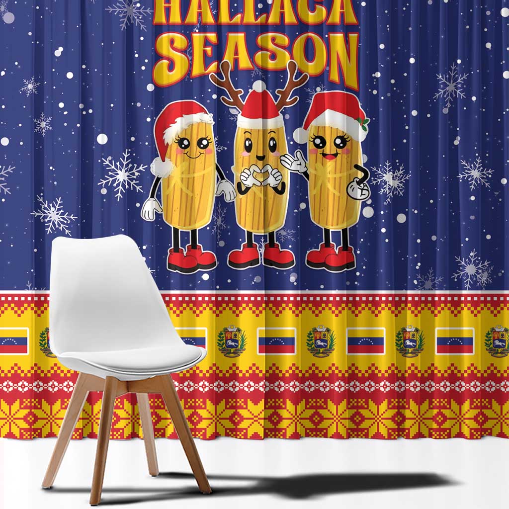 Venezuela Christmas Window Curtain Hallaca Season - Wonder Print Shop