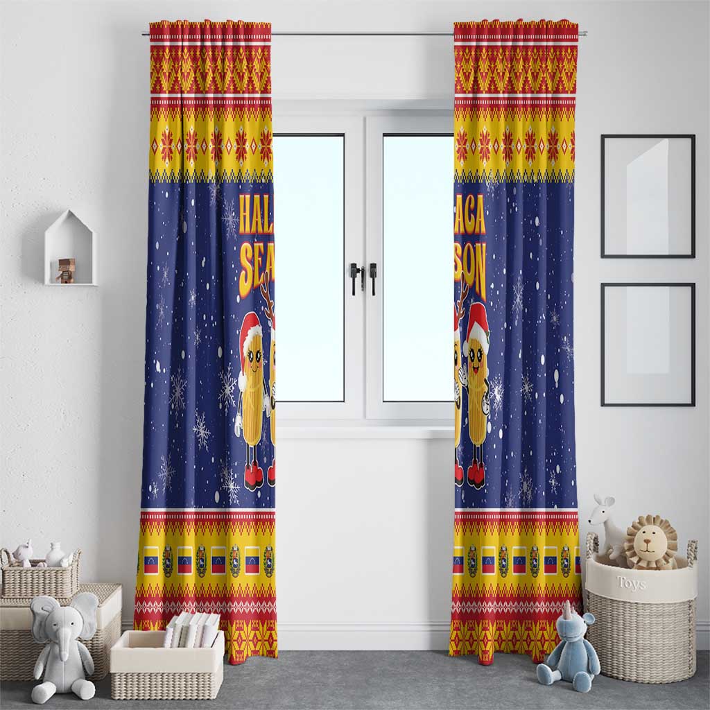 Venezuela Christmas Window Curtain Hallaca Season - Wonder Print Shop
