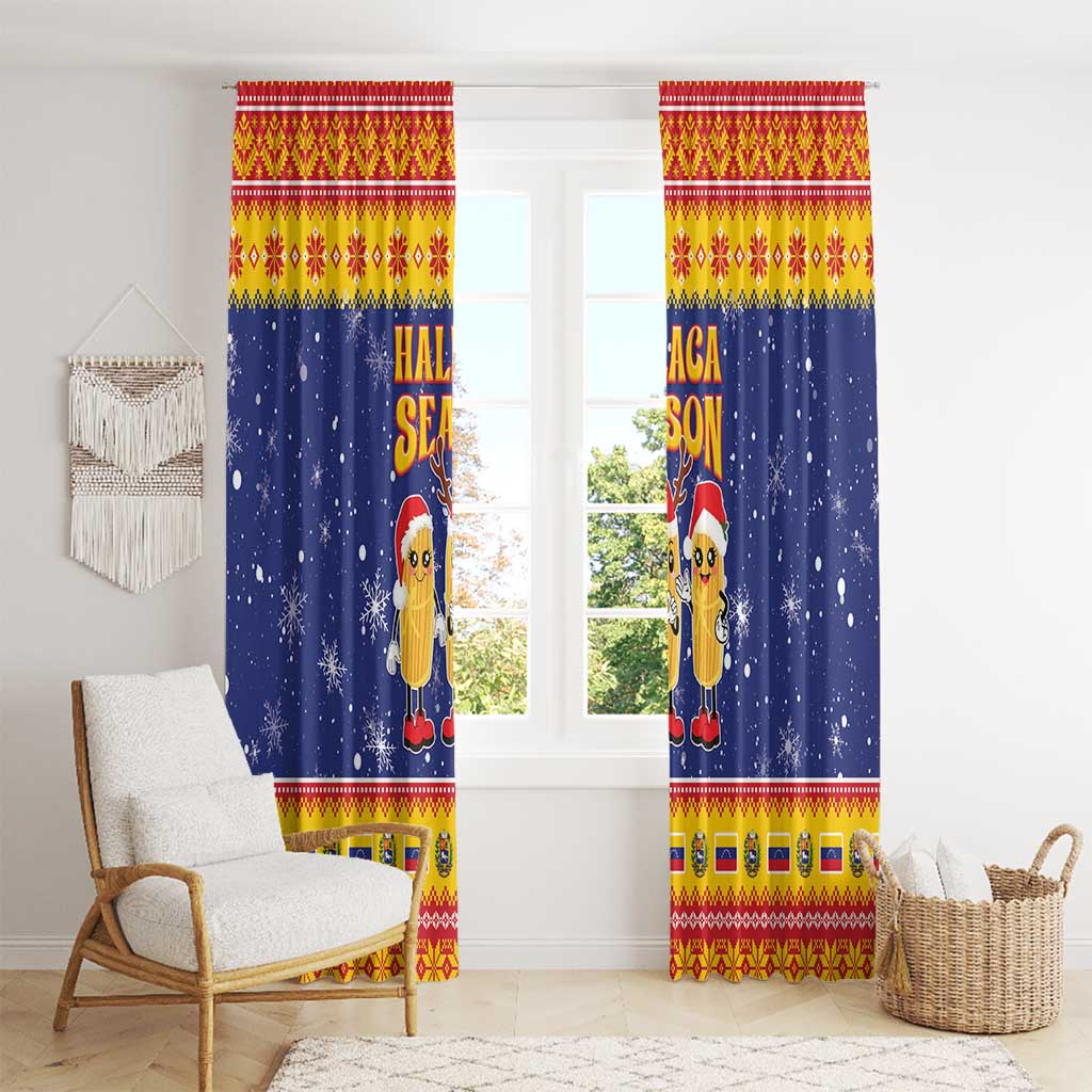 Venezuela Christmas Window Curtain Hallaca Season - Wonder Print Shop