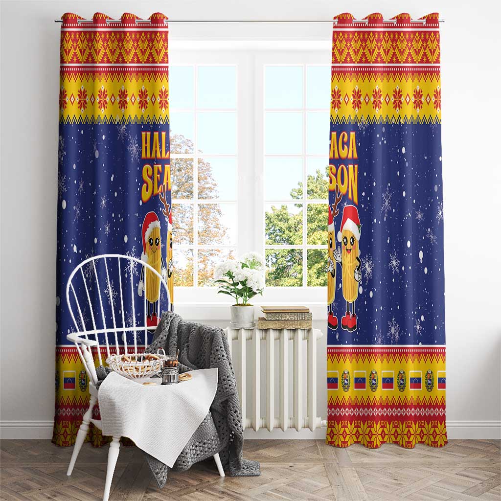 Venezuela Christmas Window Curtain Hallaca Season - Wonder Print Shop