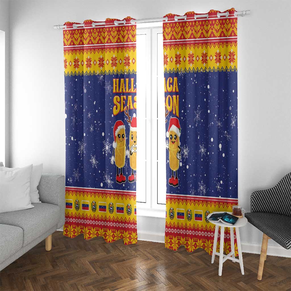 Venezuela Christmas Window Curtain Hallaca Season - Wonder Print Shop