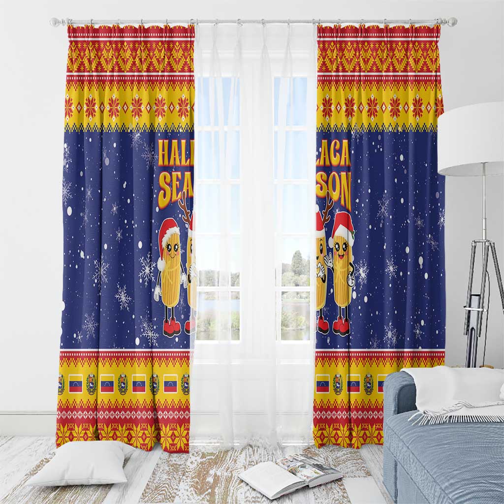 Venezuela Christmas Window Curtain Hallaca Season - Wonder Print Shop