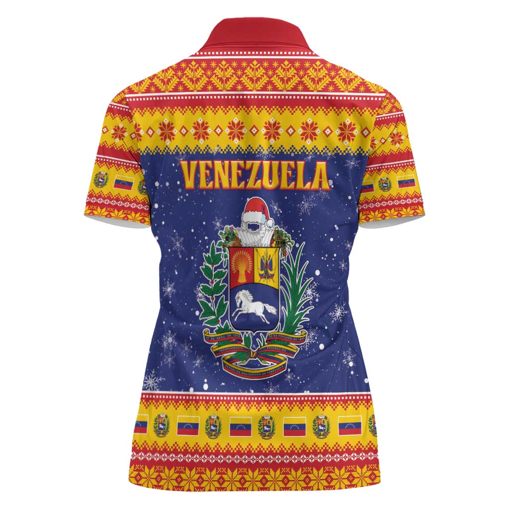 Venezuela Christmas Women Polo Shirt Hallaca Season - Wonder Print Shop