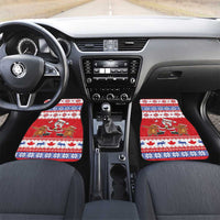 Canada Christmas Car Mats Dabbing Santa Groundhog Funny Style LT05 - Wonder Print Shop