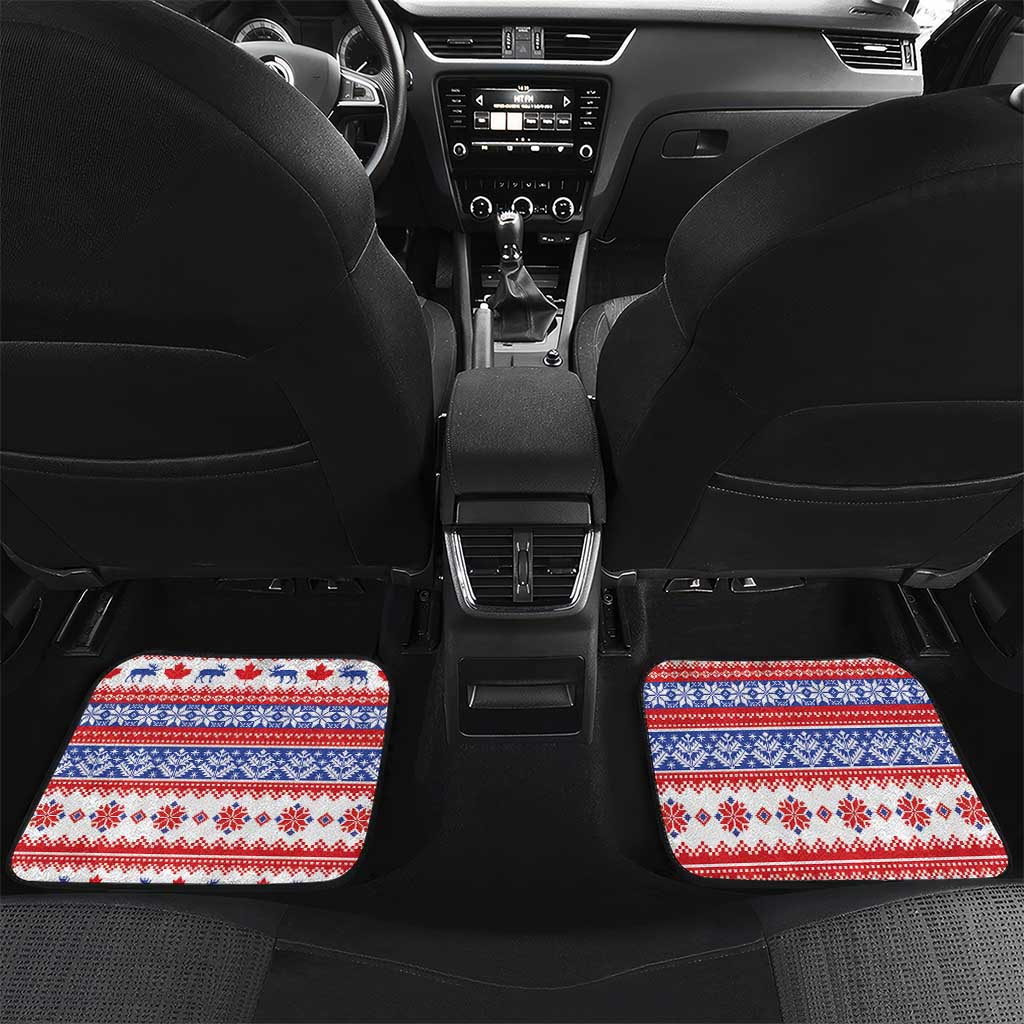 Canada Christmas Car Mats Dabbing Santa Groundhog Funny Style LT05 - Wonder Print Shop