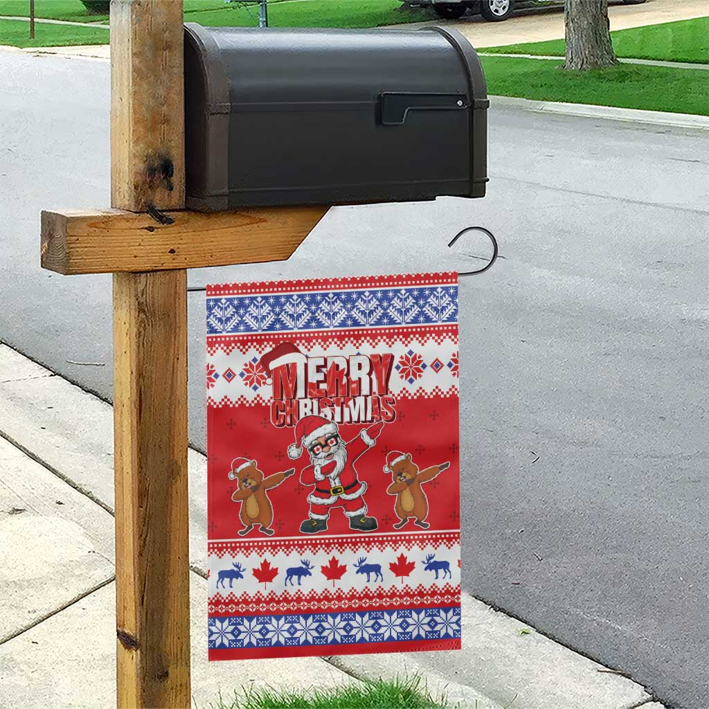 Canada Christmas Garden Flag Dabbing Santa Groundhog Funny Style LT05 - Wonder Print Shop