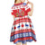 Canada Christmas Kid Short Sleeve Dress Dabbing Santa Groundhog Funny Style LT05 - Wonder Print Shop