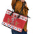 Canada Christmas Leather Tote Bag Dabbing Santa Groundhog Funny Style LT05 - Wonder Print Shop