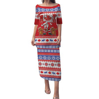 Canada Christmas Puletasi Dabbing Santa Groundhog Funny Style LT05 - Wonder Print Shop