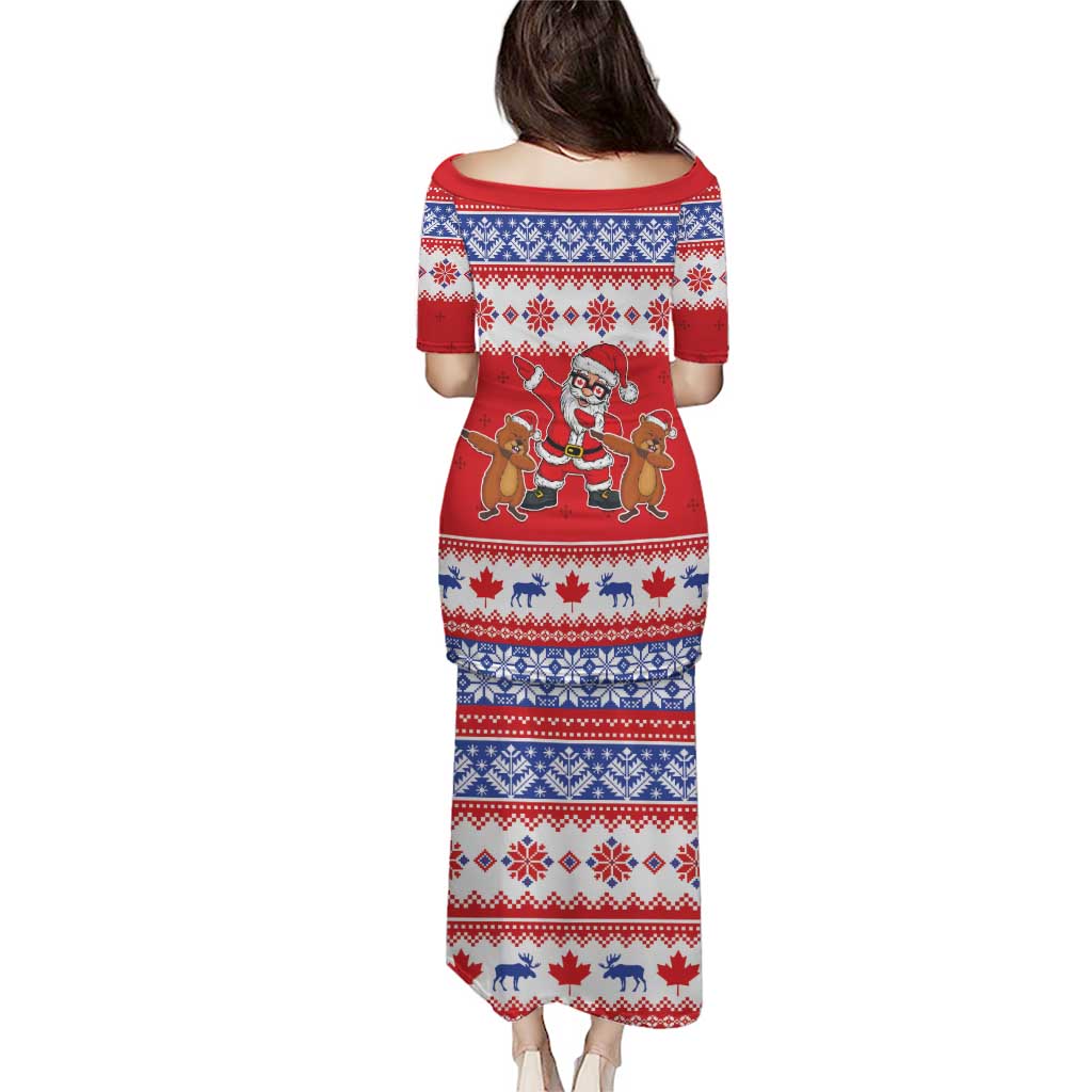 Canada Christmas Puletasi Dabbing Santa Groundhog Funny Style LT05 - Wonder Print Shop