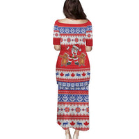 Canada Christmas Puletasi Dabbing Santa Groundhog Funny Style LT05 - Wonder Print Shop