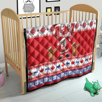 Canada Christmas Quilt Dabbing Santa Groundhog Funny Style LT05 - Wonder Print Shop