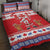 Canada Christmas Quilt Bed Set Dabbing Santa Groundhog Funny Style LT05 - Wonder Print Shop