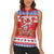 Canada Christmas Women Sleeveless Polo Shirt Dabbing Santa Groundhog Funny Style LT05 - Wonder Print Shop
