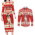 Switzerland Christmas Couples Matching Long Sleeve Bodycon Dress and Long Sleeve Button Shirt Cute Saint Bernard Merry Woofmas LT05 - Wonder Print Shop