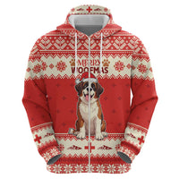 Switzerland Christmas Hoodie Cute Saint Bernard Merry Woofmas LT05 - Wonder Print Shop