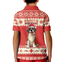 Switzerland Christmas Kid Polo Shirt Cute Saint Bernard Merry Woofmas LT05 - Wonder Print Shop