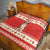 Switzerland Christmas Quilt Cute Saint Bernard Merry Woofmas LT05 - Wonder Print Shop