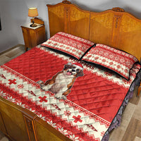 Switzerland Christmas Quilt Bed Set Cute Saint Bernard Merry Woofmas LT05 - Wonder Print Shop